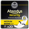 Carrefour men serviettes hygiéniques fuites urinaires homme medium absodys x20
