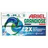Ariel grandiose pods, lessive liquide en capsules 21 lavages, fraicheu
