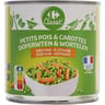 Carrefour classic' petits pois et carottes très fins à l'étuvée 265g
