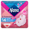 Nana ultra regulier plus serviettes deofresh x 14