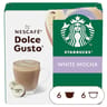 Starbucks by dolce gusto white mocha 6 capsules de café + 6 capsules de lait - 123g