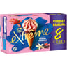 Extrême 8 cônes fraise vanille format familial 568g