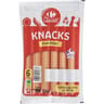 Carrefour classic knacks pur porc x6 - 210g