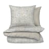 Parure housse de couette 260x240cm+ 2 taies 63x63cm Mumbai beige