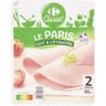 Carrefour classic jambon Le Paris 2 tranches 80g