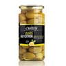 Olives vertes entières au citron et curcuma 190g