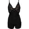 Ensemble caraco + short ligne Boa NOIR 38/40
