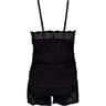 Ensemble caraco + short ligne Boa NOIR 38/40