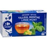Carrefour classic' infusion tilleul menthe 25 sachets - 32.5g