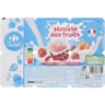 Carrefour classic mousse aux fruits 6x74g