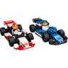 60464 lego city - f1 williams racing & haas f1 race cars
