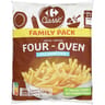 Carrefour classic' frites allumettes spécial four family pack 1.5kg