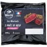 Pavé de boeuf mariné échalote x2 240g Carrefour le marché
