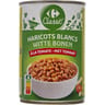 Carrefour classic' haricots blancs à la tomate 400g