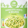 Carrefour classic' harictos verts et beurre coupés 225g
