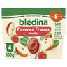 Blédina coupelles fruits pommes fraises menthe 4x100g dès 8 mois