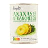 Simpl ananas en tranches au sirop léger - 340g