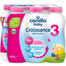 Candia baby lait de croissance 3 6x1l