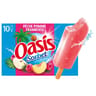 Oasis 10 bâtonnets sorbet pêche pomme framboise 500ml 400g