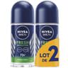 Nivea men anti-transpirant fresh sensation 72h bille 2x50ml