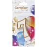 Carrefour Home bougie anniversaire chiffre n°7 avec bobèche