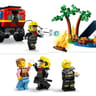 60412 - Lego City - Le camion de pompiers 4x4 et le canot de sauvetage