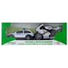 Voiture et moto d'urgence 1/48 roues libres