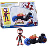 Spidey figurine + moto ast