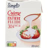 Simpl crème entière fluide 30% 3x20cl