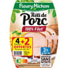 Fleury michon roti de porc supérieur 4tranches + 2 offertes 240g