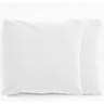 Taies d'oreiller lot de 2 63x63cm 57 fils coton unis coloris assort