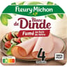 Fleury Michon blanc de dinde fumé au bois de hêtre 4tranches 120g