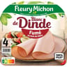 Fleury Michon blanc de dinde fumé au bois de hêtre 4tranches 120g