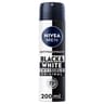 Nivea déodorant atomiseur homme black and white power 200ml