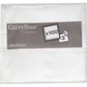 Carrefour home 100 serviettes blanches 40x40cm