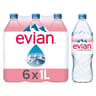 Evian eau minérale naturelle  6 x 1l