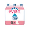 Evian eau minérale naturelle  6 x 1l
