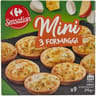 Carrefour mini pizza 3 fromages 270g
