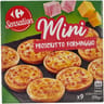 Carrefour coeur d emarché mini pizza jambon fromage 270g