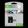 Pny carte mémoire micro sd 16gb 100mb/s elite