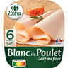 Carrefour extra blanc de poulet doré au four 6 tranches 240g