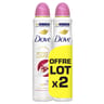 Dove déodorant aérosol grenade & citron lot de 2 x 200 ml