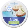 Carrefour extra thon fromage frais et ciboulette 140g