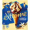 Extrême 4 cônes vanille 284g