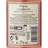 Carrefour monrillac pineau des charentes rose 75cl 17%