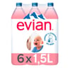 Evian eau minérale naturelle 6x1.5l