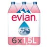 Evian eau minérale naturelle 6x1.5l