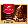 Cote d'or 4 bâtonnets vanille lait noisette 260g