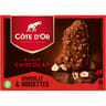 Cote d'or 4 bâtonnets black chocolat noisette 260g