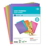 Carrefour lot 10 chemise dossier 24x32 cm 5 couleurs assorties